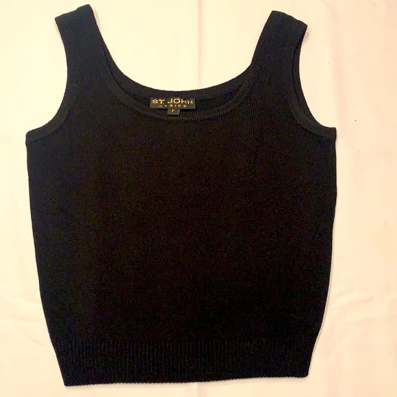 St. John Tops - ST. JOHN classic black top